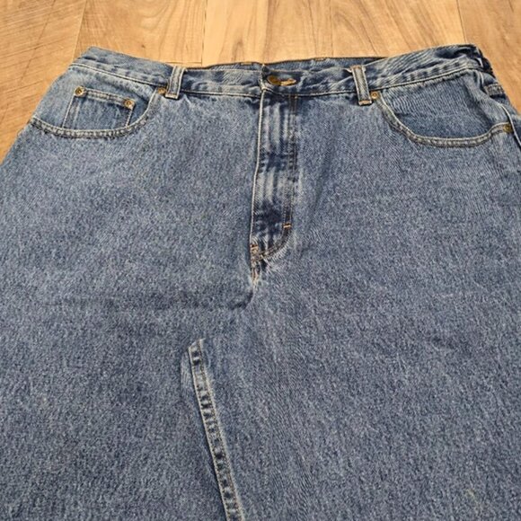 Vintage Eddie Bauer Mom Jeans 18 Petite Womens 90s/y2k High Rise Stonewash 36x30 - Picture 3 of 11